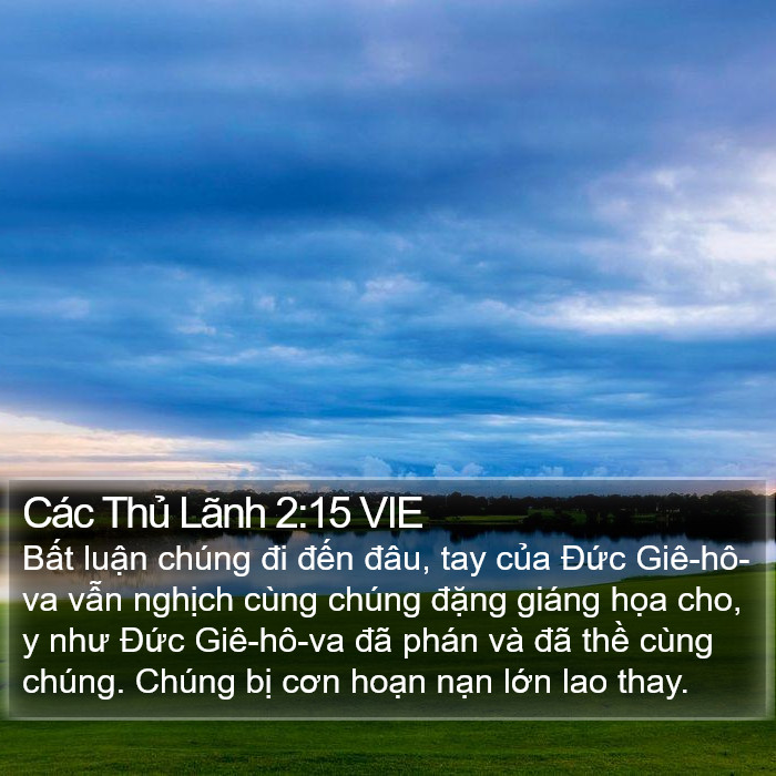 Các Thủ Lãnh 2:15 VIE Bible Study