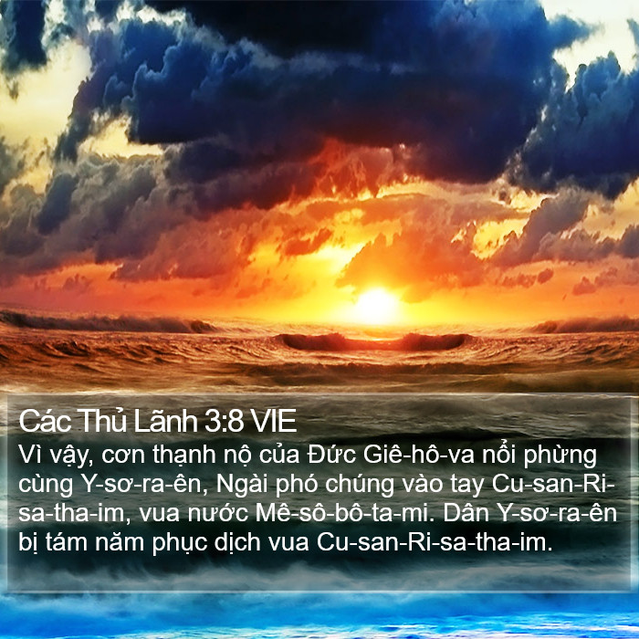 Các Thủ Lãnh 3:8 VIE Bible Study