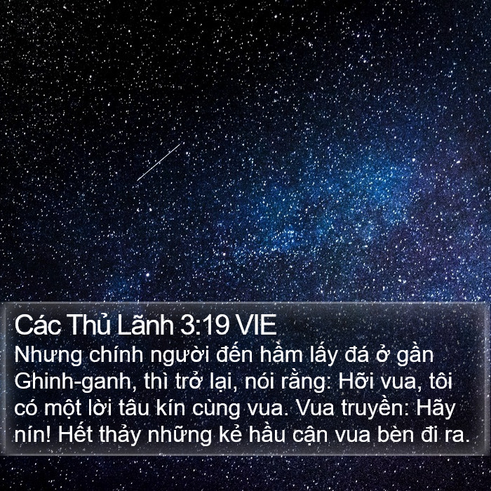 Các Thủ Lãnh 3:19 VIE Bible Study