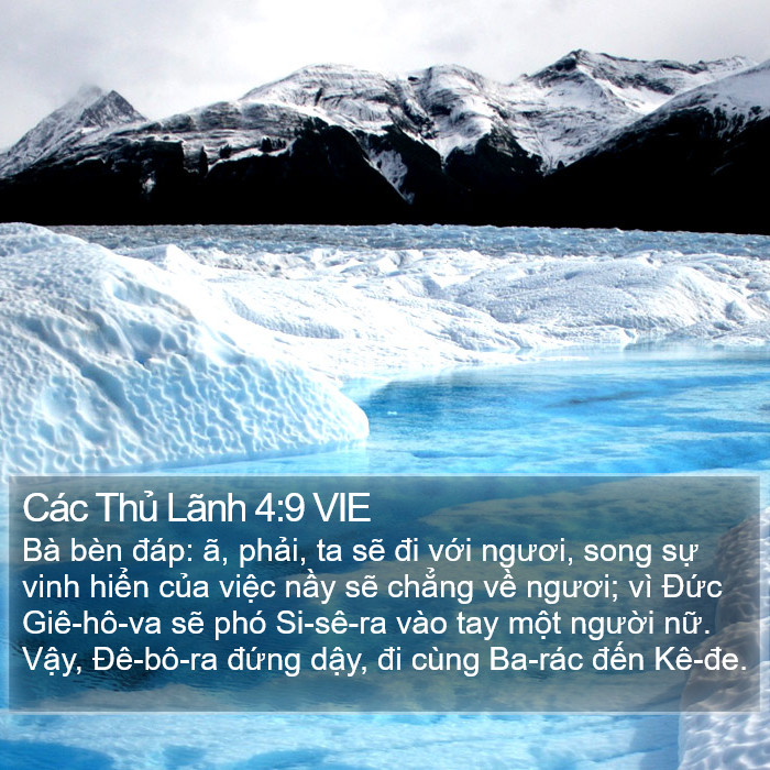 Các Thủ Lãnh 4:9 VIE Bible Study