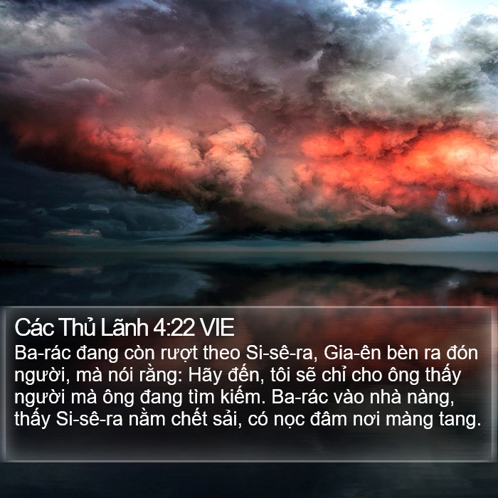 Các Thủ Lãnh 4:22 VIE Bible Study