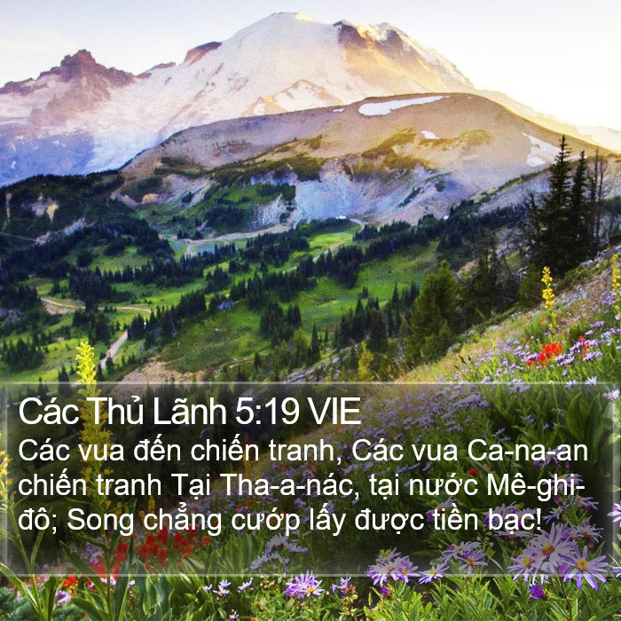 Các Thủ Lãnh 5:19 VIE Bible Study