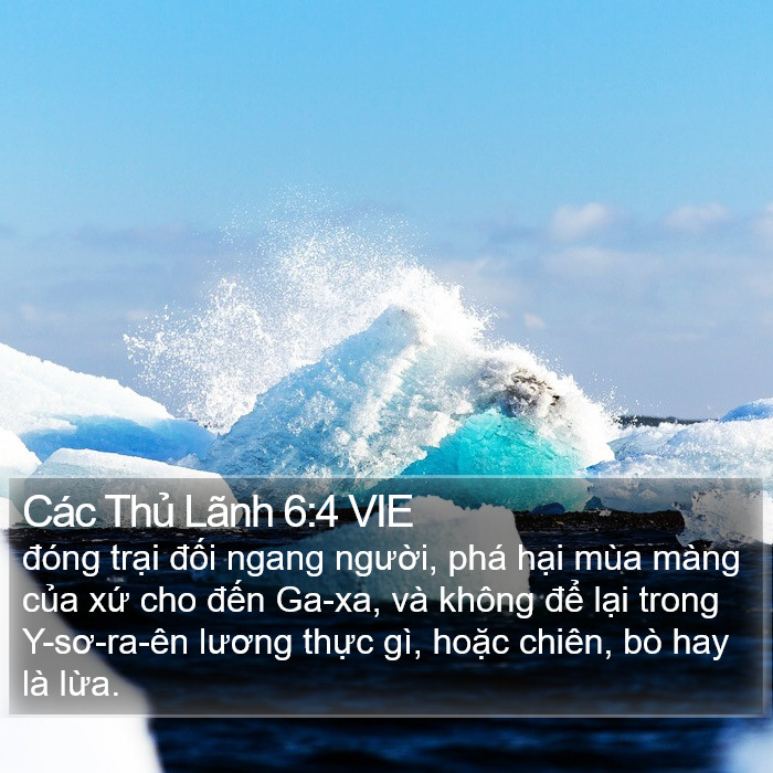 Các Thủ Lãnh 6:4 VIE Bible Study