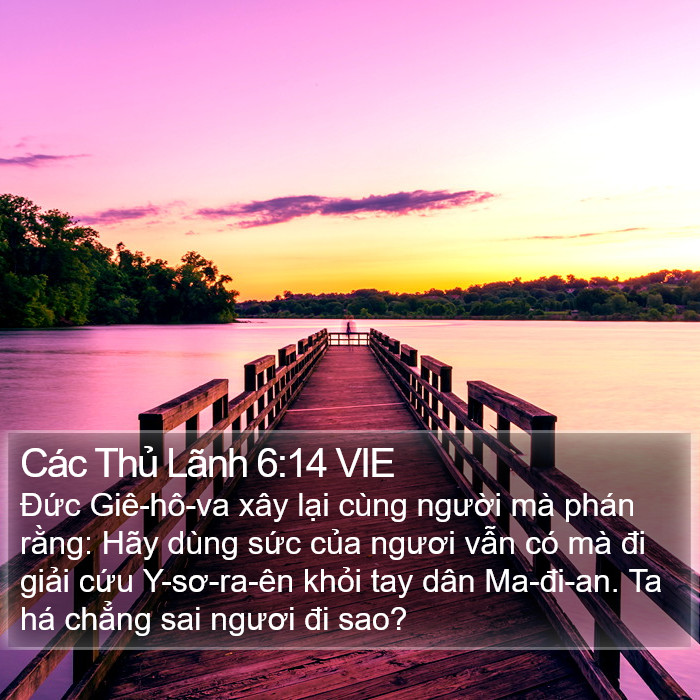Các Thủ Lãnh 6:14 VIE Bible Study