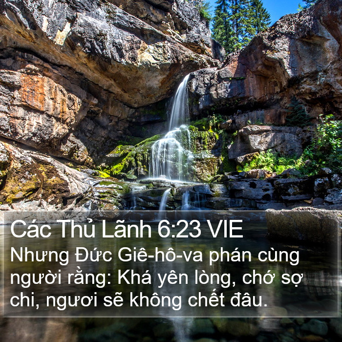 Các Thủ Lãnh 6:23 VIE Bible Study