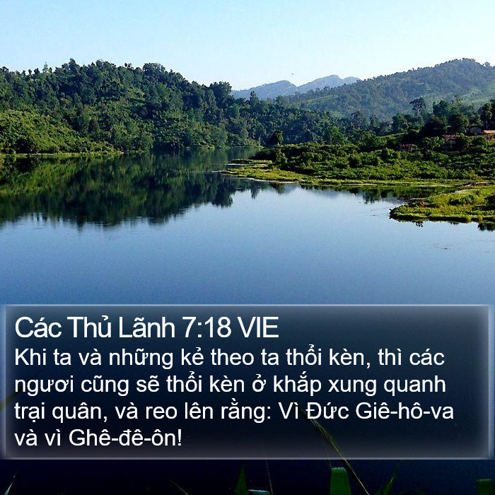 Các Thủ Lãnh 7:18 VIE Bible Study