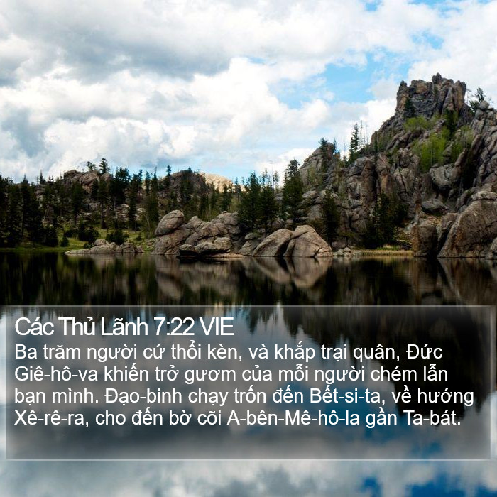 Các Thủ Lãnh 7:22 VIE Bible Study