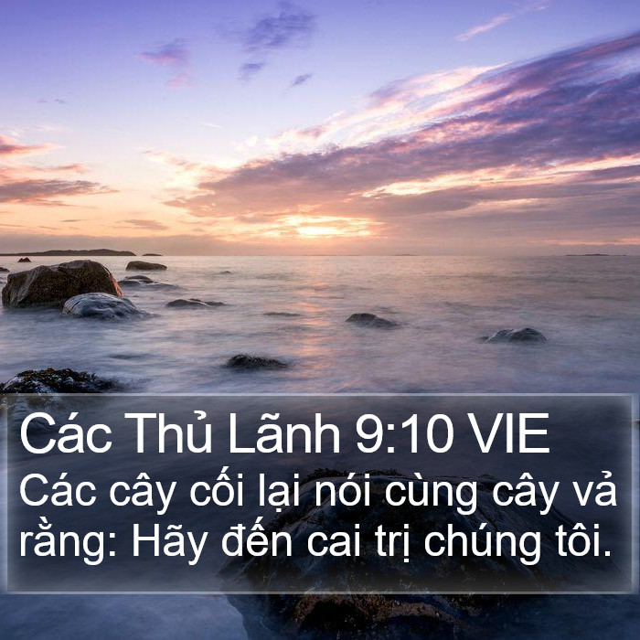 Các Thủ Lãnh 9:10 VIE Bible Study