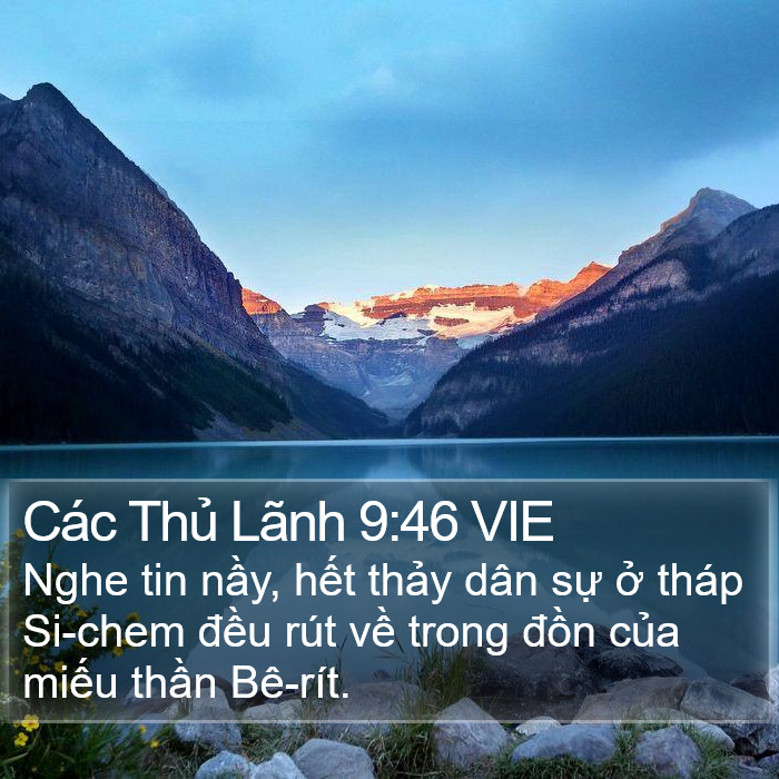 Các Thủ Lãnh 9:46 VIE Bible Study
