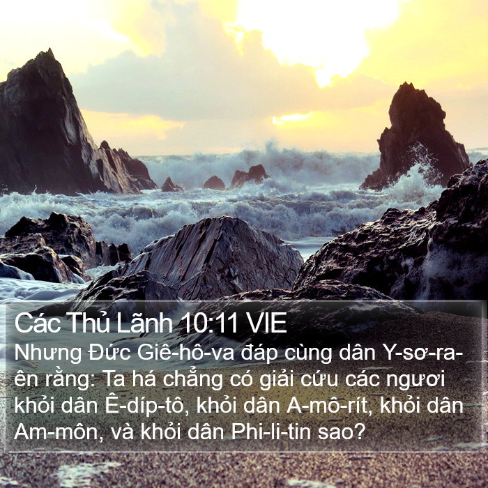 Các Thủ Lãnh 10:11 VIE Bible Study