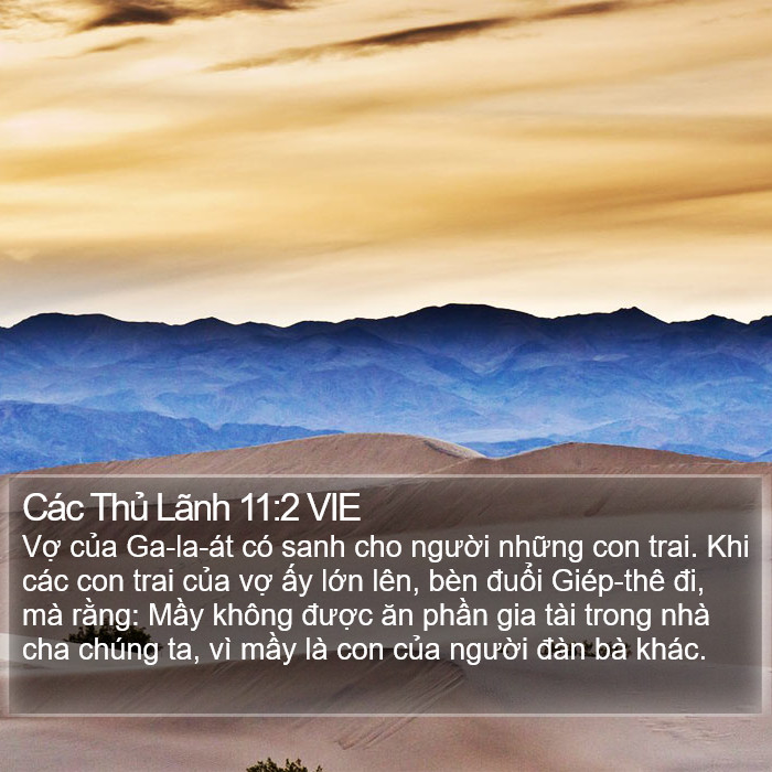 Các Thủ Lãnh 11:2 VIE Bible Study