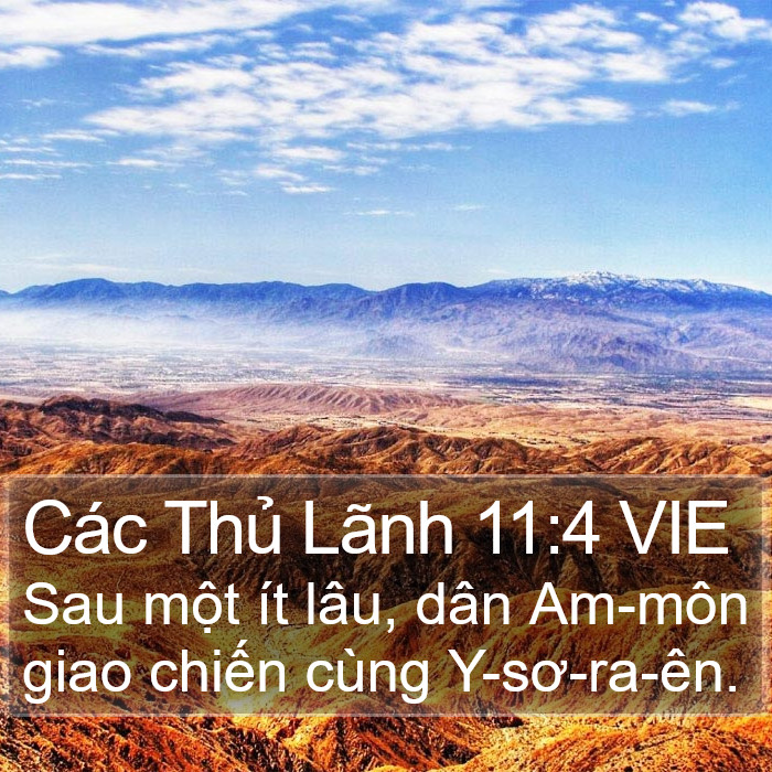 Các Thủ Lãnh 11:4 VIE Bible Study