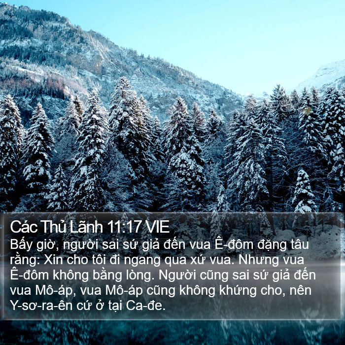 Các Thủ Lãnh 11:17 VIE Bible Study