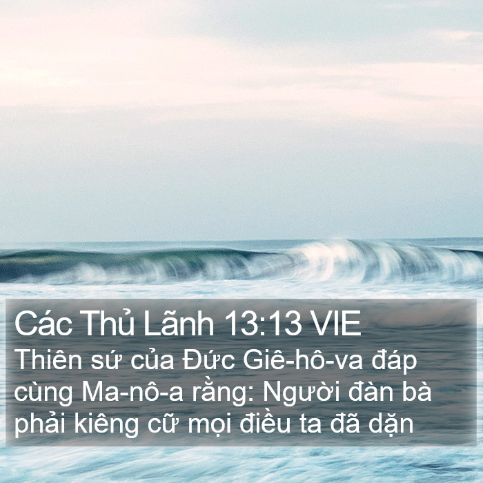 Các Thủ Lãnh 13:13 VIE Bible Study