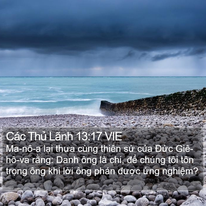 Các Thủ Lãnh 13:17 VIE Bible Study