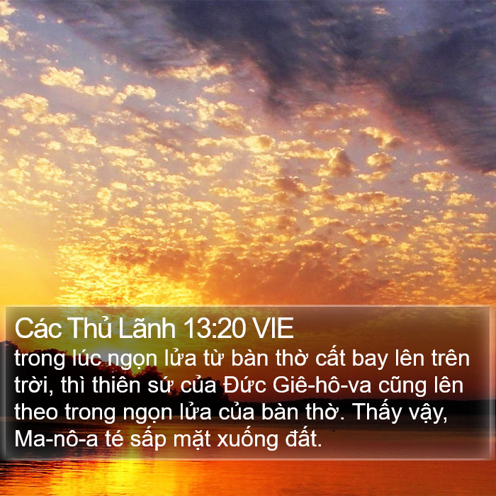 Các Thủ Lãnh 13:20 VIE Bible Study