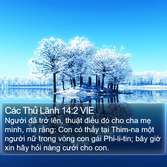 Các Thủ Lãnh 14:2 VIE Bible Study