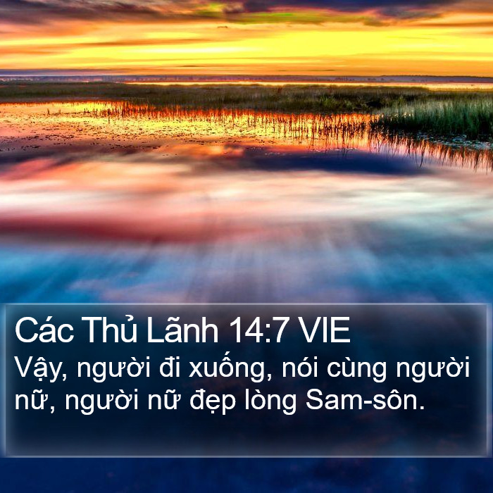 Các Thủ Lãnh 14:7 VIE Bible Study