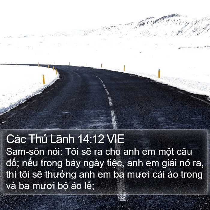 Các Thủ Lãnh 14:12 VIE Bible Study