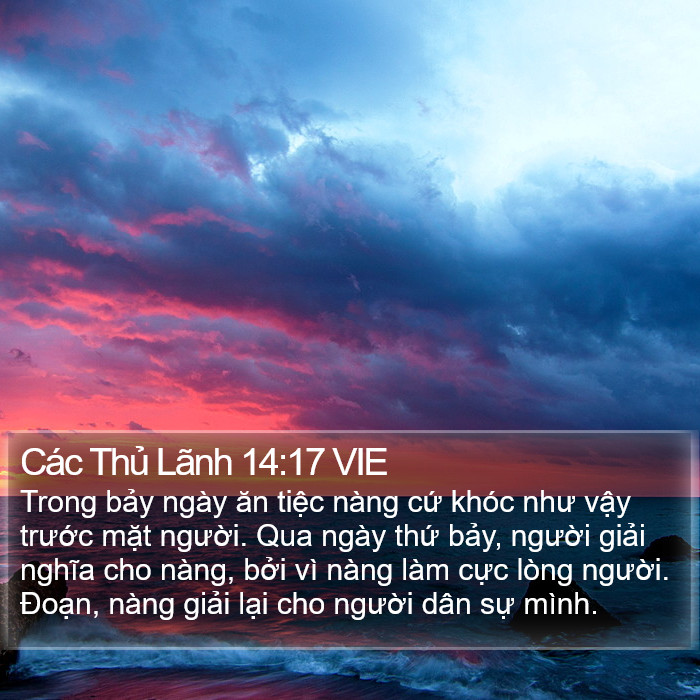 Các Thủ Lãnh 14:17 VIE Bible Study