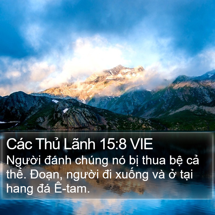 Các Thủ Lãnh 15:8 VIE Bible Study