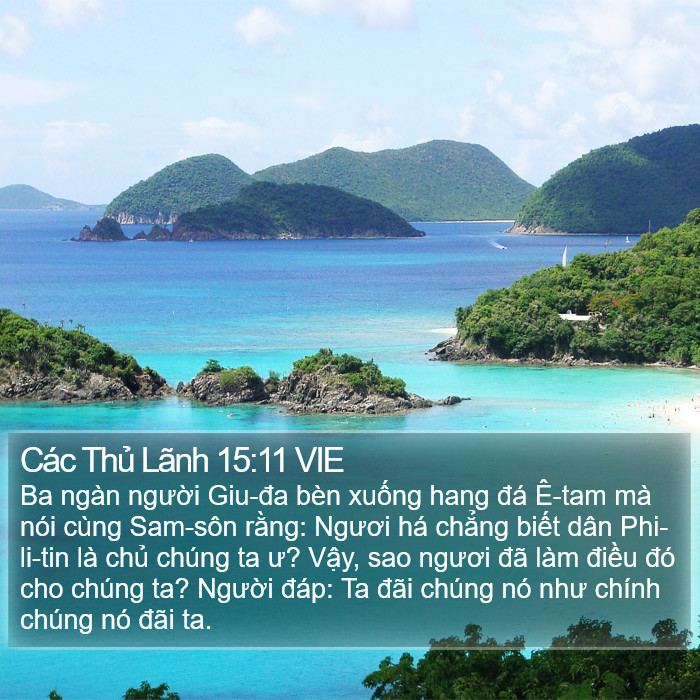 Các Thủ Lãnh 15:11 VIE Bible Study