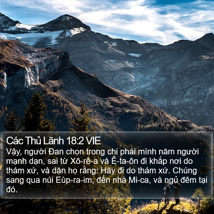 Các Thủ Lãnh 18:2 VIE Bible Study