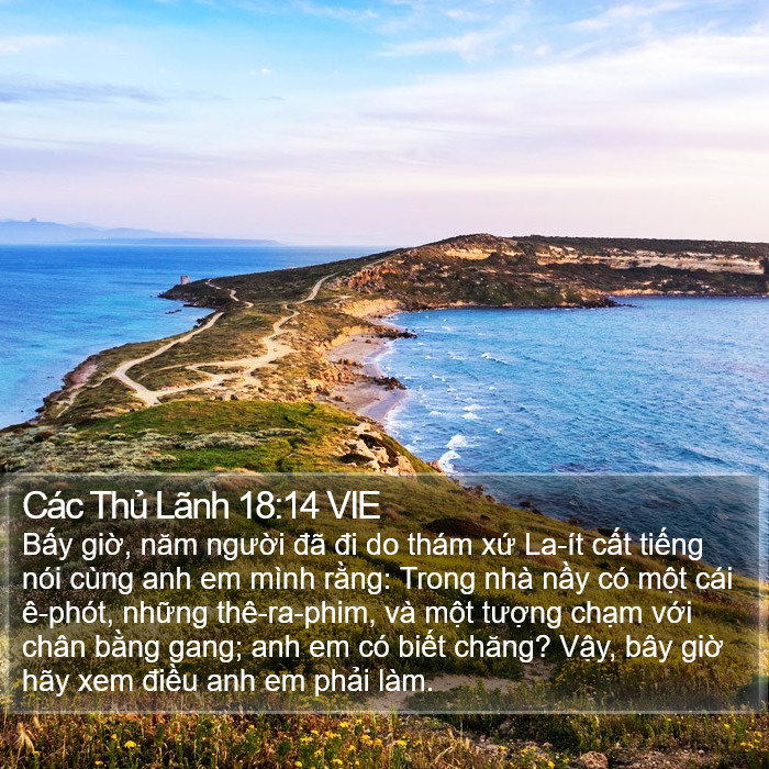 Các Thủ Lãnh 18:14 VIE Bible Study