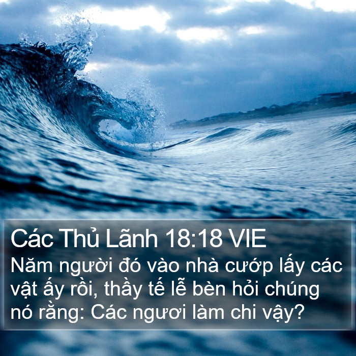 Các Thủ Lãnh 18:18 VIE Bible Study
