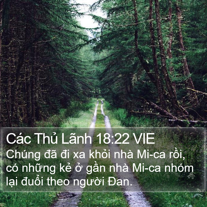 Các Thủ Lãnh 18:22 VIE Bible Study
