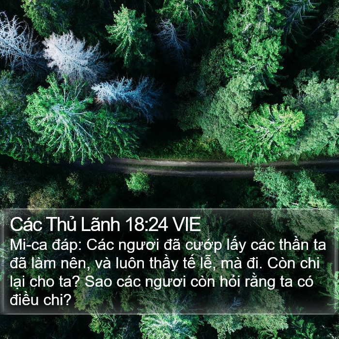 Các Thủ Lãnh 18:24 VIE Bible Study