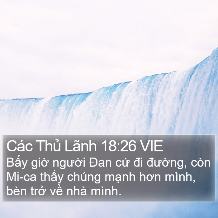 Các Thủ Lãnh 18:26 VIE Bible Study