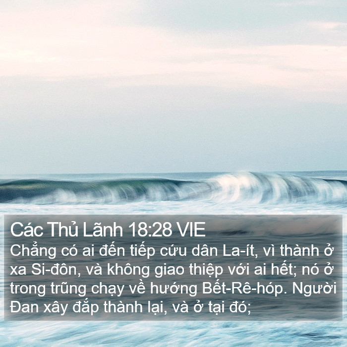Các Thủ Lãnh 18:28 VIE Bible Study