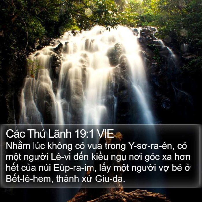 Các Thủ Lãnh 19:1 VIE Bible Study