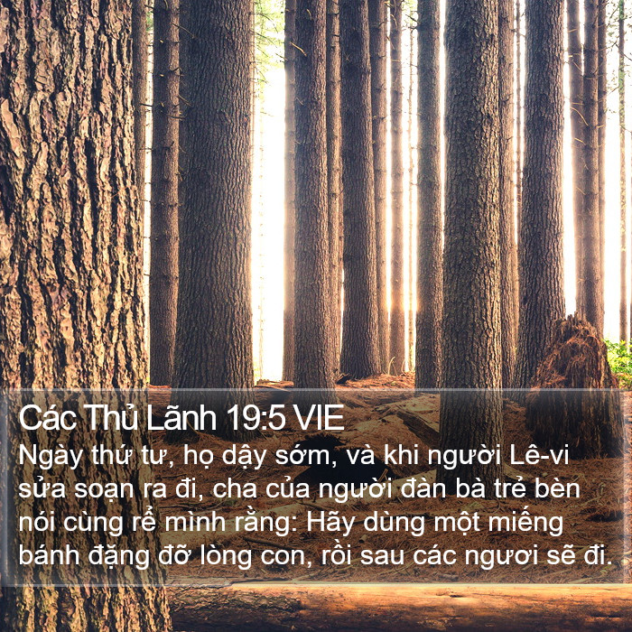 Các Thủ Lãnh 19:5 VIE Bible Study