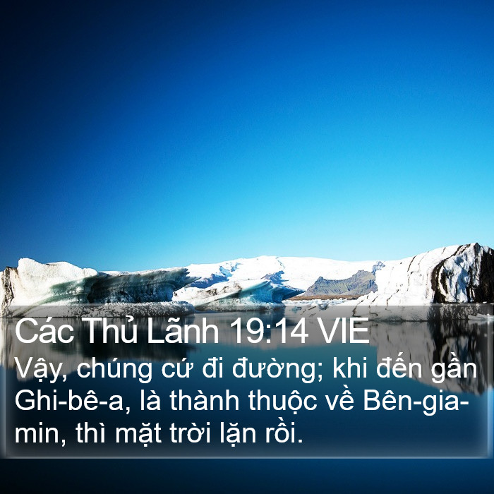 Các Thủ Lãnh 19:14 VIE Bible Study