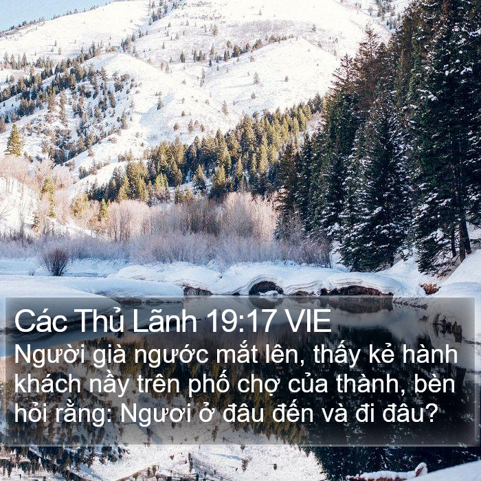 Các Thủ Lãnh 19:17 VIE Bible Study