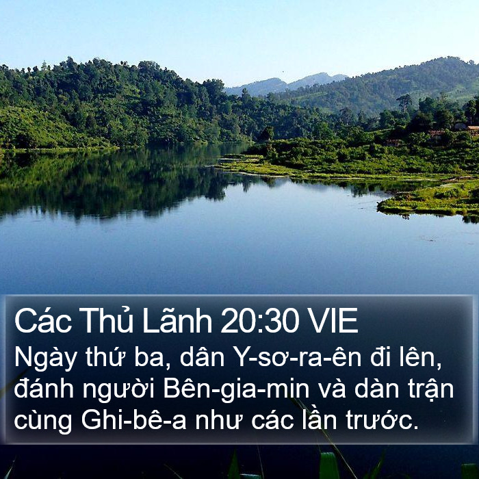 Các Thủ Lãnh 20:30 VIE Bible Study