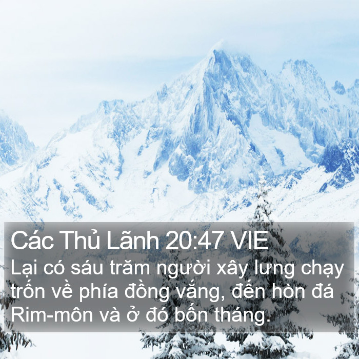 Các Thủ Lãnh 20:47 VIE Bible Study