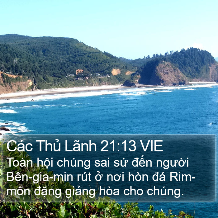 Các Thủ Lãnh 21:13 VIE Bible Study