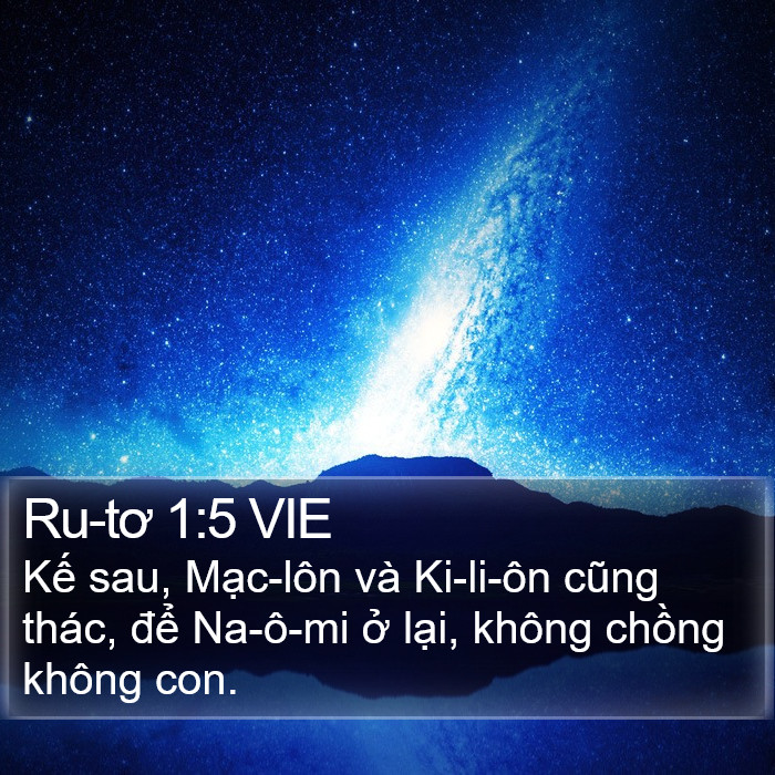 Ru-tơ 1:5 VIE Bible Study