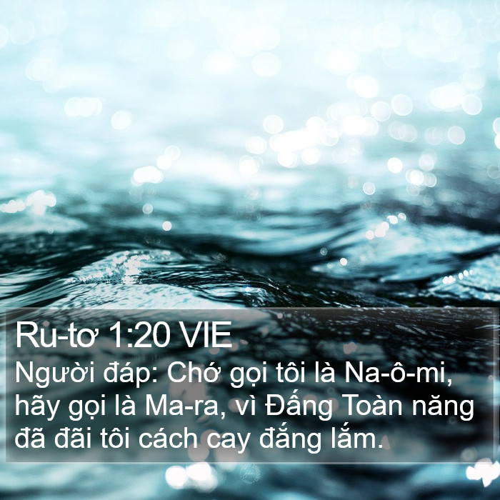 Ru-tơ 1:20 VIE Bible Study