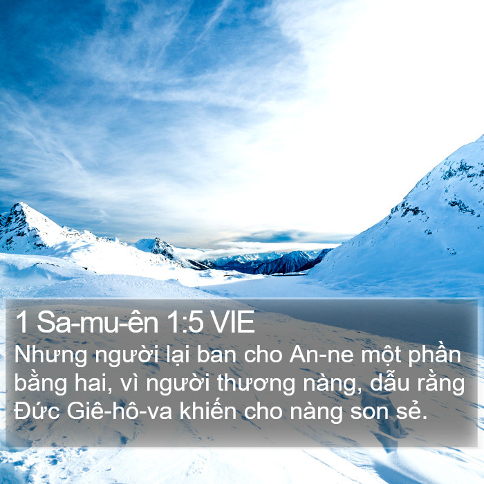 1 Sa-mu-ên 1:5 VIE Bible Study