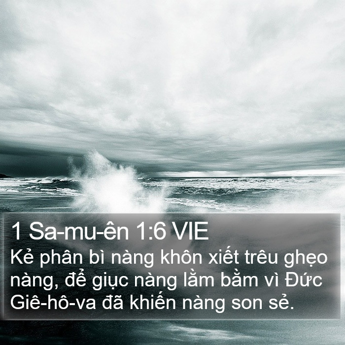 1 Sa-mu-ên 1:6 VIE Bible Study