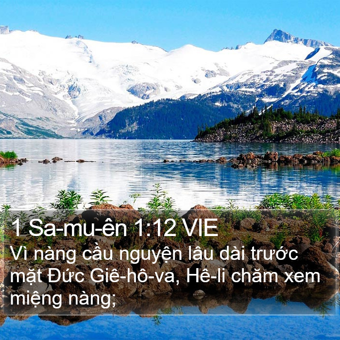 1 Sa-mu-ên 1:12 VIE Bible Study