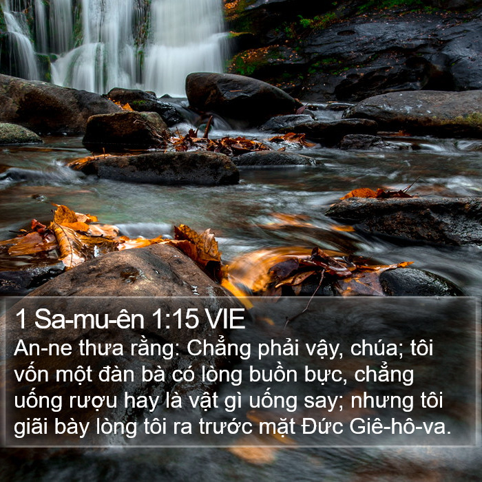 1 Sa-mu-ên 1:15 VIE Bible Study