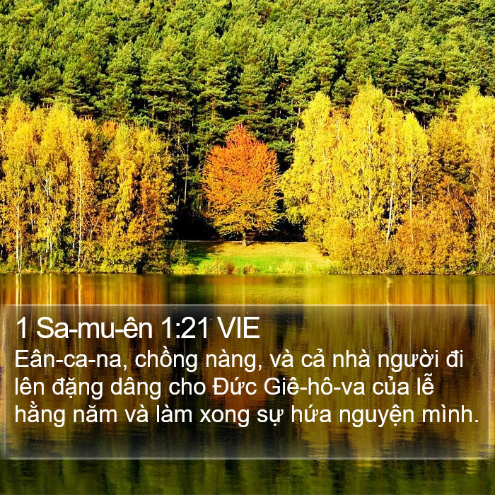 1 Sa-mu-ên 1:21 VIE Bible Study