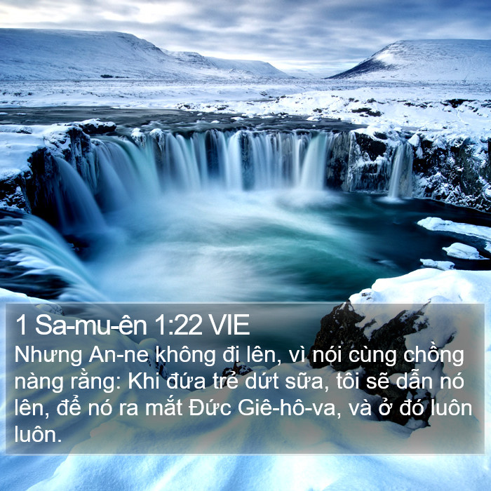 1 Sa-mu-ên 1:22 VIE Bible Study