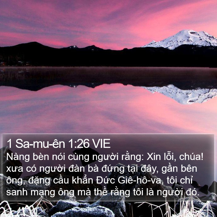 1 Sa-mu-ên 1:26 VIE Bible Study