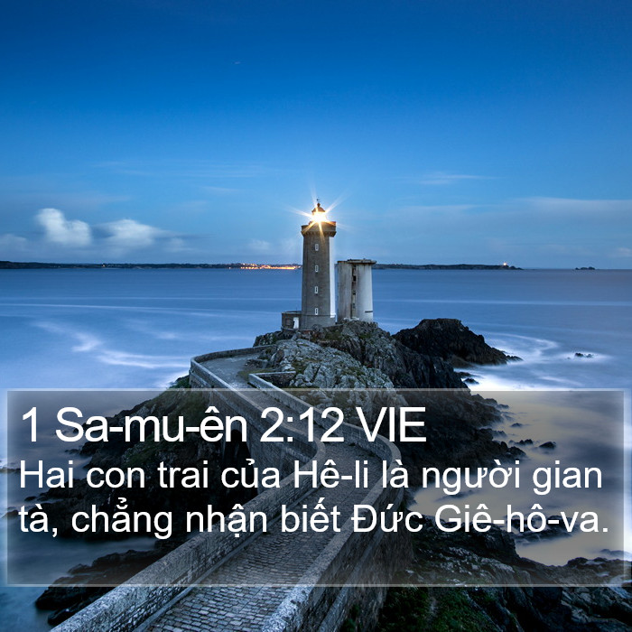 1 Sa-mu-ên 2:12 VIE Bible Study